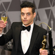 Image for article titled Rami Malek is a fan of creepily talking into the camera about things he’s a fan of